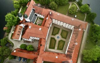 Seeon Drohne Bild von Seeon von oben